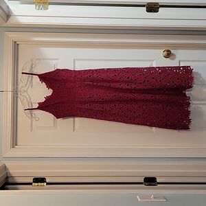 ASTR midi lace dress